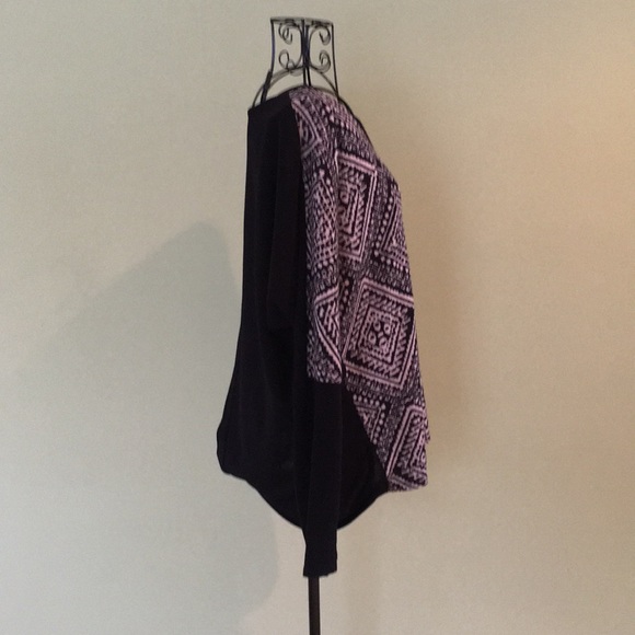 Pink Owl Black and Cream Top - Picture 2 of 5